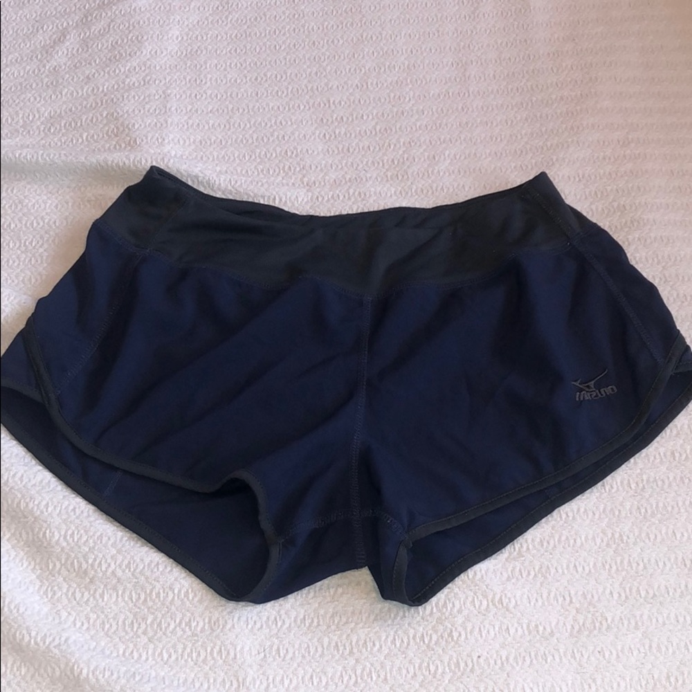 Navy blue MIZUNO athletic shorts
